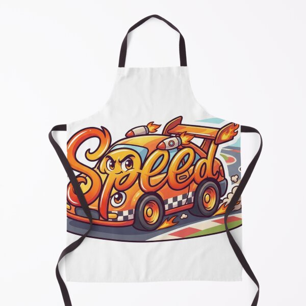 Item preview, Speed Cartoon Race Car Illustration designed and sold by ExploreAura Studio.