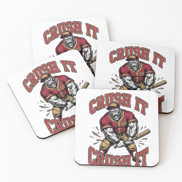 Item preview, Angry gorilla baseball player - Crush It designed and sold by LabProShop.
