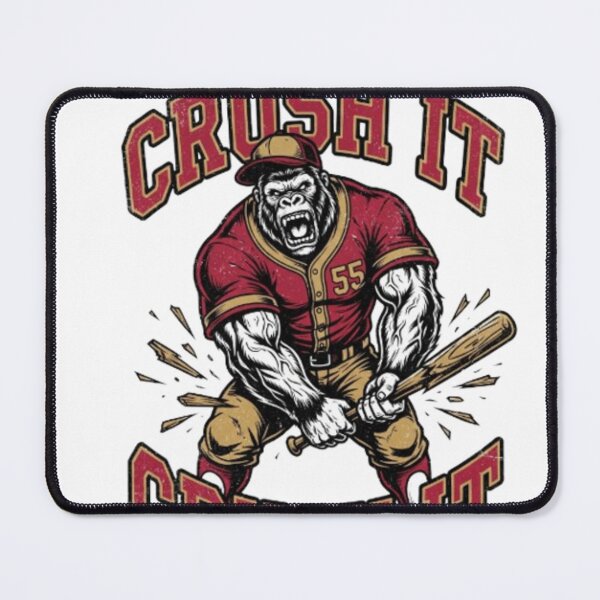 Item preview, Angry gorilla baseball player - Crush It designed and sold by LabProShop.