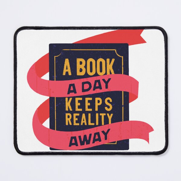 Item preview, A book a day keeps reality away designed and sold by Nyxander's Bookish Catalogue.