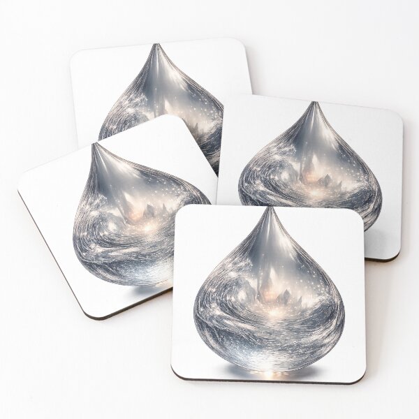 Item preview, Geometric Water Drop designed and sold by creativezoneco.