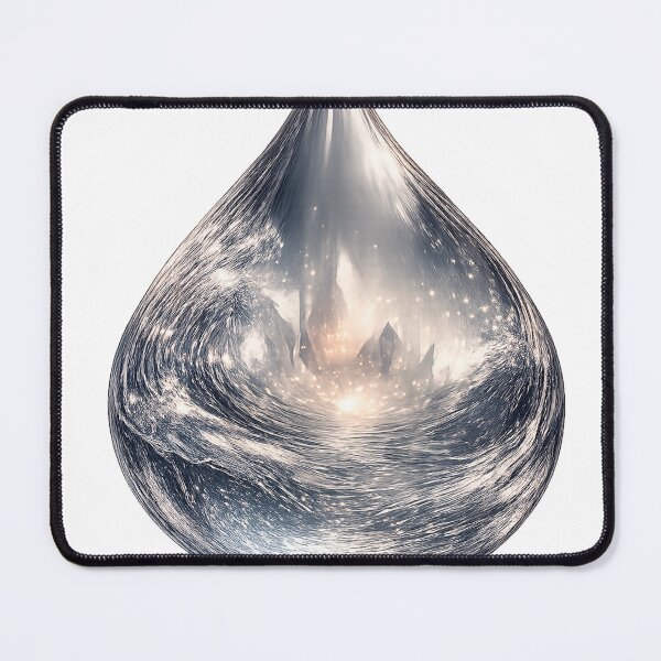 Item preview, Geometric Water Drop designed and sold by creativezoneco.