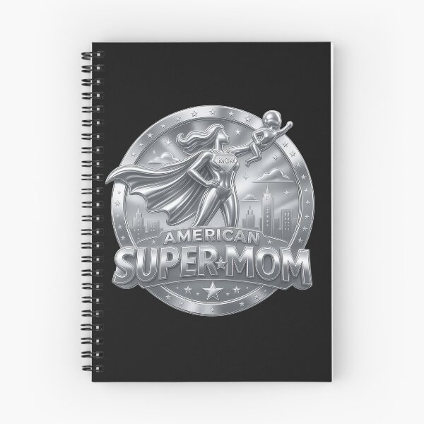 Item preview, All-American Super Mom | Vintage Working Mom Coin Style | Mother's Day Gift designed and sold by Genius Geek.