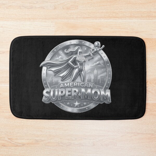 Item preview, All-American Super Mom | Vintage Working Mom Coin Style | Mother's Day Gift designed and sold by Genius Geek.