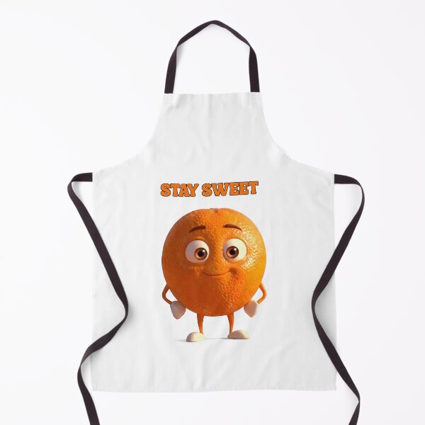 Item preview, Stay Sweet Cute Orange Character - Kawaii Fruit Mascot designed and sold by laughingshirts.