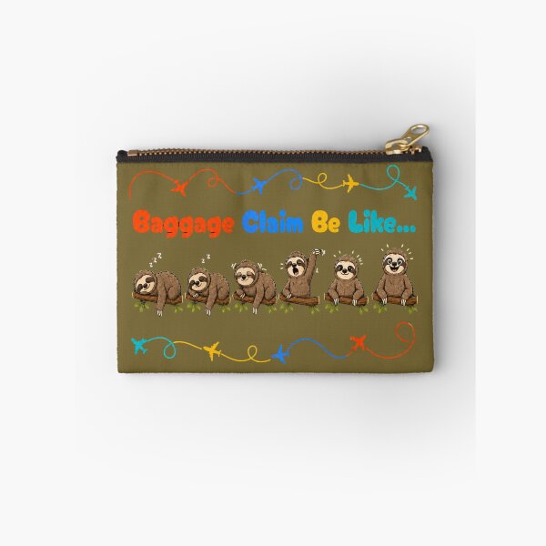 Item preview, Baggage Claim Be Like... | Funny Airport Sloth Shirt | Travel Humor | Slow Baggage Claim Graphic | Frequent Flyer Gift designed and sold by Ginastle26.