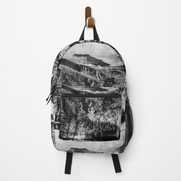 Item preview, Lago alpino en el Parque Nacional Glaciar en blanco y negro designed and sold by Kay Brewer.