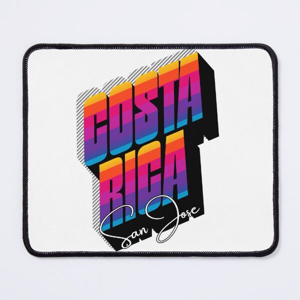 Item preview, Costa Rica San Jose - Retro 80s Bold 3D Typography Design designed and sold by DonnaRaine.