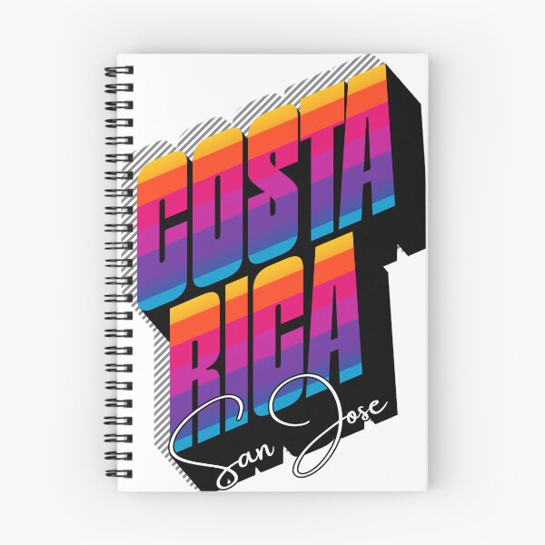 Item preview, Costa Rica San Jose - Retro 80s Bold 3D Typography Design designed and sold by DonnaRaine.