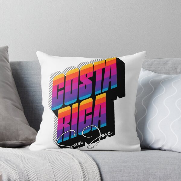 Item preview, Costa Rica San Jose - Retro 80s Bold 3D Typography Design designed and sold by DonnaRaine.