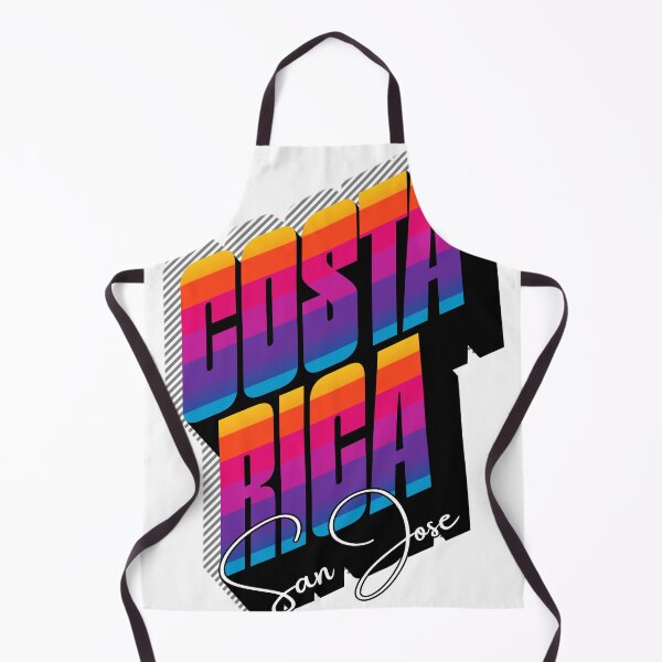 Item preview, Costa Rica San Jose - Retro 80s Bold 3D Typography Design designed and sold by DonnaRaine.