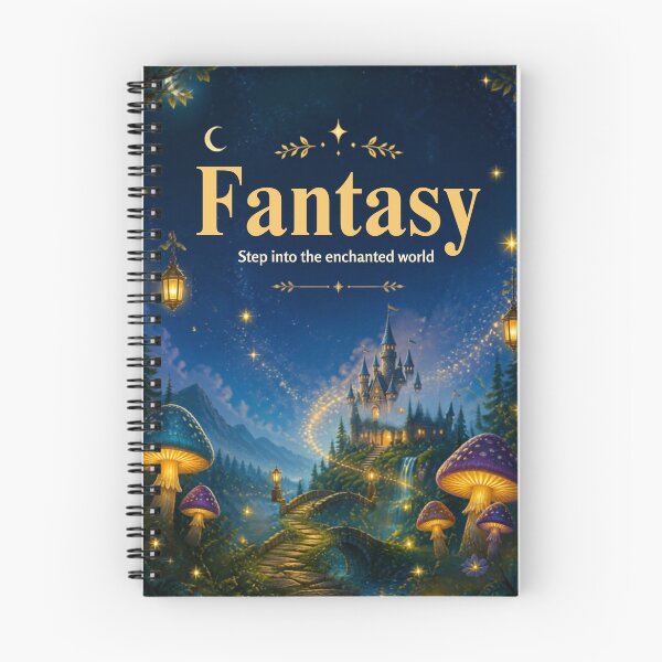 Item preview, Fantasy – Step Into the Enchanted World | Magical Castle Forest & Glowing Mushroom Art designed and sold by DervoTeck2767.