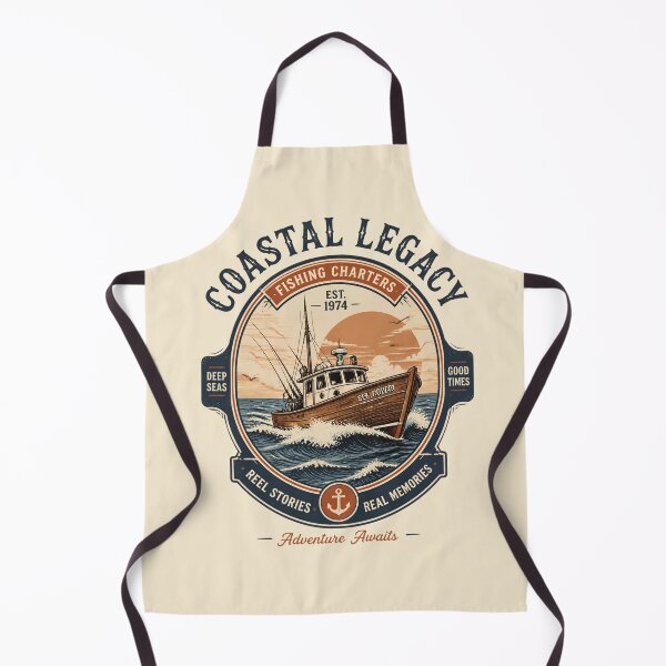 Item preview, Coastal Legacy Fishing Charters designed and sold by VINTAGE BY LAMBERTINY .