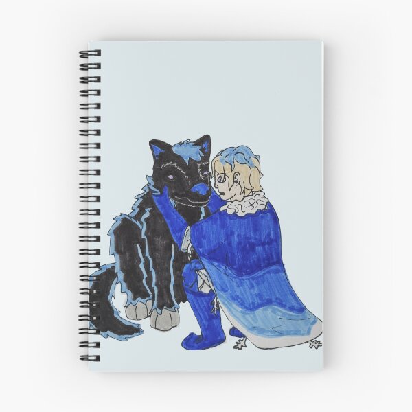 Item preview, Scott and His Wolf Familiar designed and sold by ACrashing.