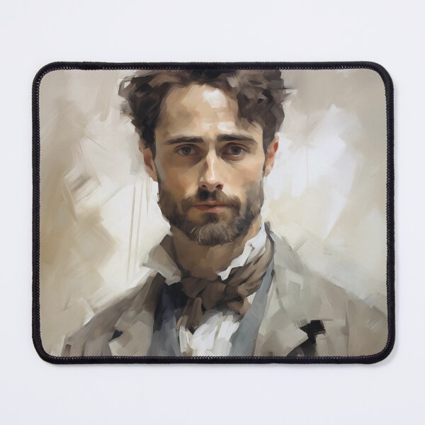 Item preview, Victorian Portrait of a Bearded Gentleman in Oil designed and sold by AniDragonfly.