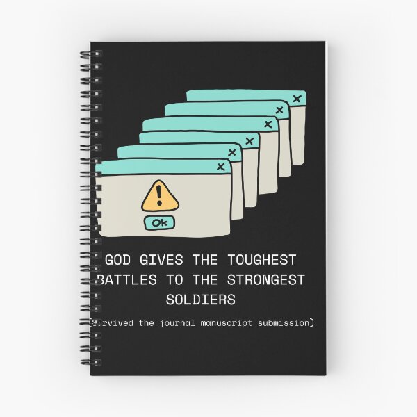 Item preview, God Gives Toughest Battles - Manuscript Submission Error designed and sold by the-lab-artist.
