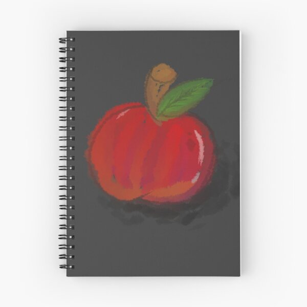 Item preview, Rustic Red Apple - Oil Pastel Texture Art designed and sold by Ice-14.
