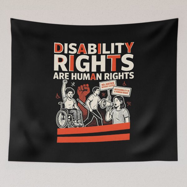 Item preview, Disability Rights Are Human Rights Inclusive Equality Awareness designed and sold by Redgiant87x.