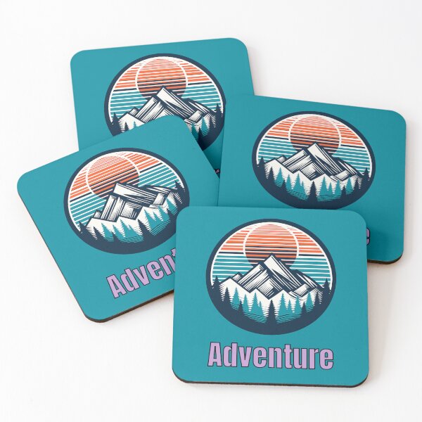 Item preview, Vintage Adventure Mountain Logo | Retro Outdoor Camping Hiking Design designed and sold by Timber-Trail.