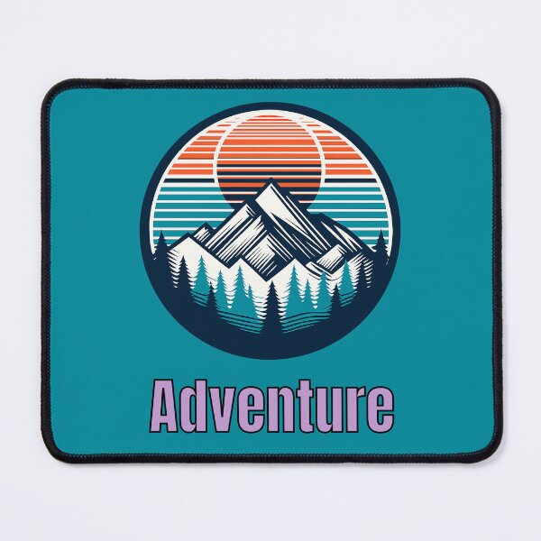 Item preview, Vintage Adventure Mountain Logo | Retro Outdoor Camping Hiking Design designed and sold by Timber-Trail.