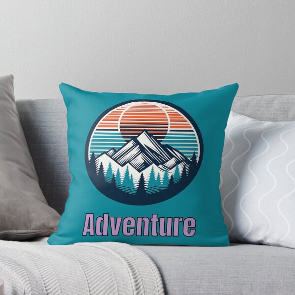 Item preview, Vintage Adventure Mountain Logo | Retro Outdoor Camping Hiking Design designed and sold by Timber-Trail.