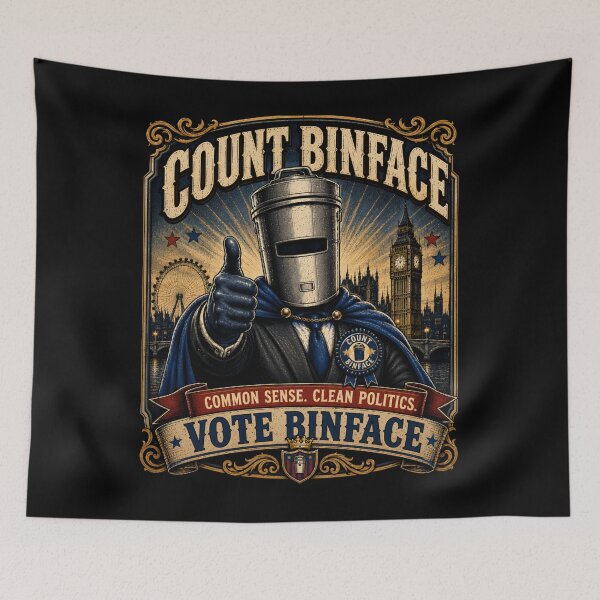 Item preview, Count Binface designed and sold by BlockyBeasts.