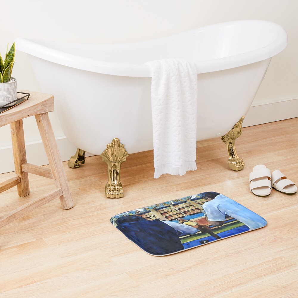 Item preview, Bath Mat designed and sold by RCWatercolours.
