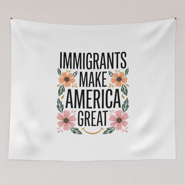 Item preview, Immigrants Make America Great Positive Human Rights Activist Gift designed and sold by IsDesignHub.