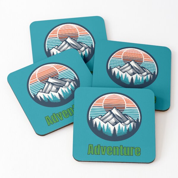 Item preview, Vintage Adventure Mountain Logo | Retro Outdoor Camping Hiking Design designed and sold by Timber-Trail.