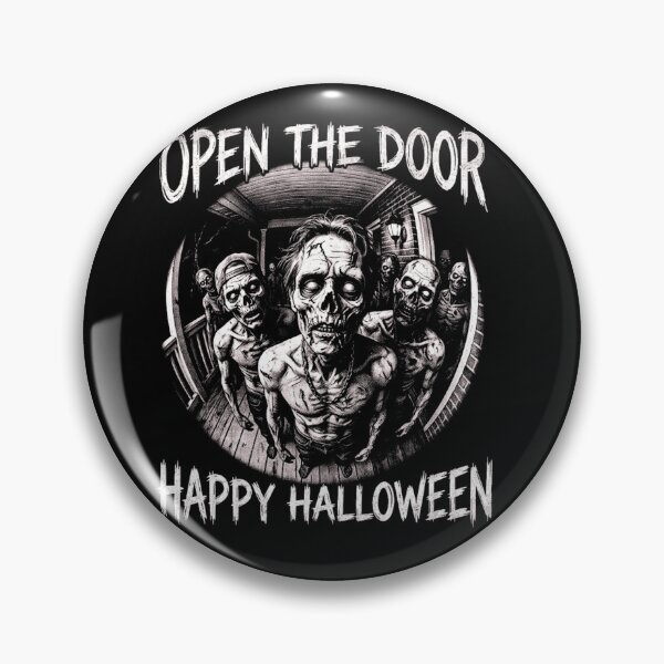 Item preview, Open The Door Happy Halloween Zombie Undead designed and sold by d247.