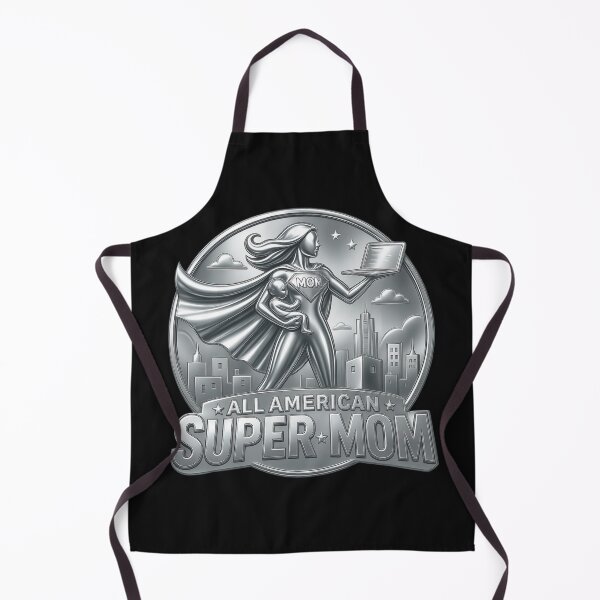 Item preview, All-American Super Mom | Vintage Working Mom Coin Style | Mother's Day Gift designed and sold by Genius Geek.