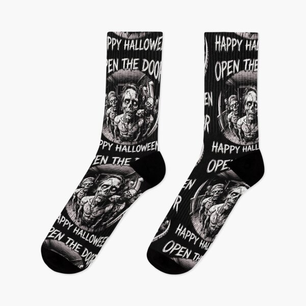 Item preview, Open The Door Happy Halloween Zombie Undead designed and sold by d247.