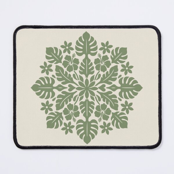 Item preview, Tifaifai Sage Green - Polynesian Medallion designed and sold by Tahitifaifai.