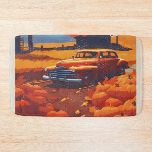 Item preview, Vermont, Vintage Autumn Drive Art designed and sold by MarkedArtPrints.