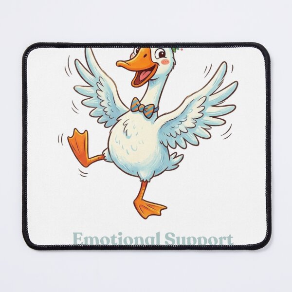 Item preview, Emotional Support Silly Goose Cute Cartoon designed and sold by 4dcowzstudio.