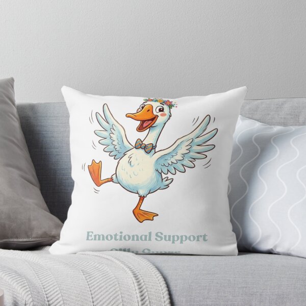 Item preview, Emotional Support Silly Goose Cute Cartoon designed and sold by 4dcowzstudio.