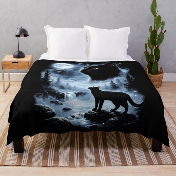 Item preview, Black Cat Howling At Moon 9039S Retro designed and sold by AAlyeldin.