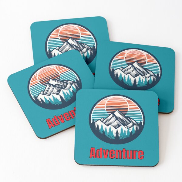Item preview, Vintage Adventure Mountain Logo | Retro Outdoor Camping Hiking Design designed and sold by Timber-Trail.