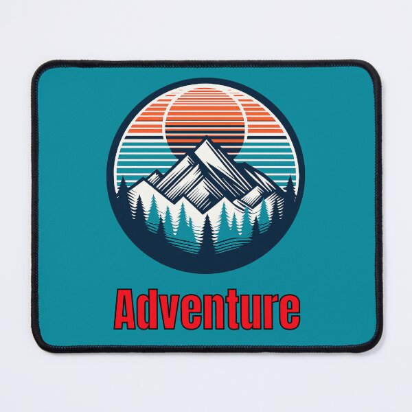 Item preview, Vintage Adventure Mountain Logo | Retro Outdoor Camping Hiking Design designed and sold by Timber-Trail.
