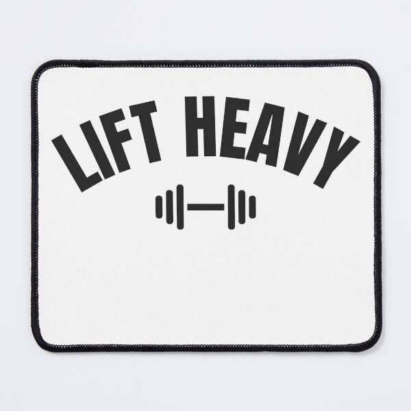 Item preview, Lift Heavy Curved Gym Motivation Design designed and sold by RisticCEO.