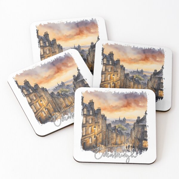 Item preview, Acuarela de Edimburgo, Edimburgo Escocia designed and sold by Dressyourflag.