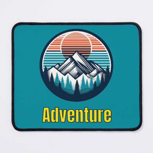 Item preview, Vintage Adventure Mountain Logo | Retro Outdoor Camping Hiking Design designed and sold by Timber-Trail.