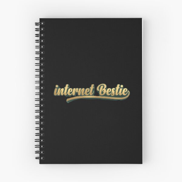 Item preview, Long Distance Internet Bestie Calligraphy designed and sold by Lirendesigns.