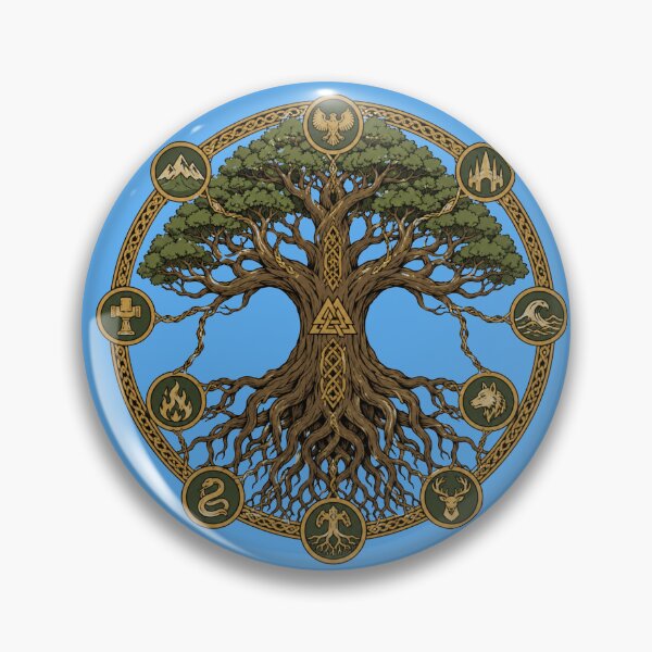 Item preview, Yggdrasil the World Tree from Norse mythology designed and sold by shorethings.