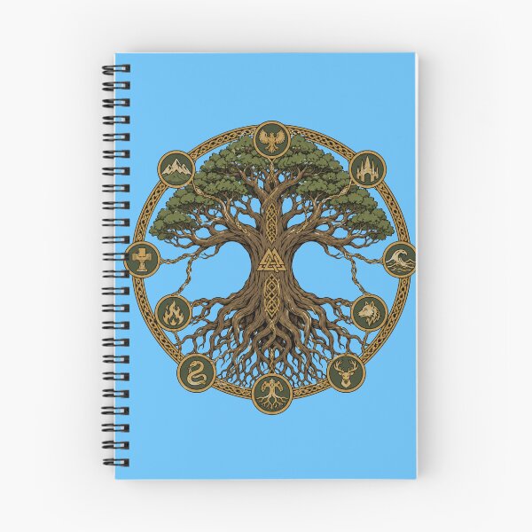 Artikelvorschau, Yggdrasil, der Weltenbaum aus der nordischen Mythologie entworfen und verkauft von shorethings.