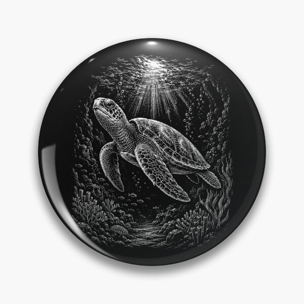 Item preview, Sea Turtle Ocean Wildlife | Underwater Sea Turtle | Sea Turtle Nautical Art  designed and sold by SOUFIANE1991.