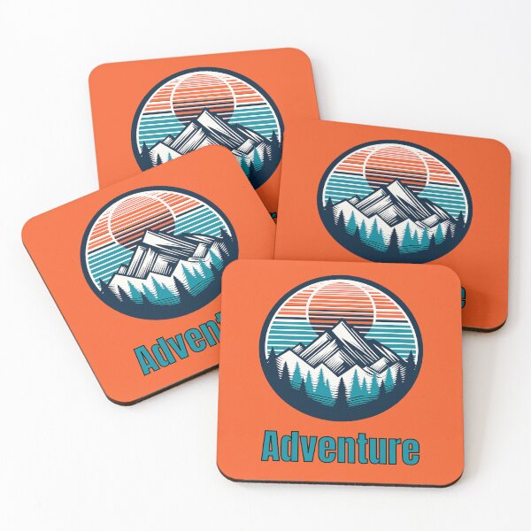 Item preview, Vintage Adventure Mountain Logo | Retro Outdoor Camping Hiking Design designed and sold by Timber-Trail.
