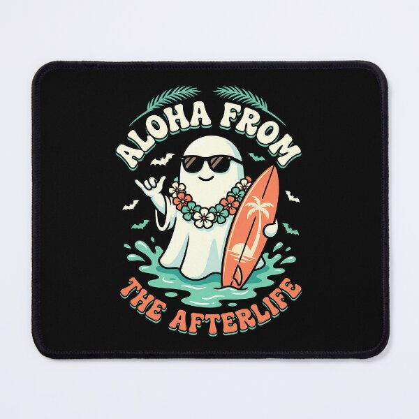 Item preview, Aloha From The Afterlife Funny Ghost Surf Summerween designed and sold by AAlyeldin.