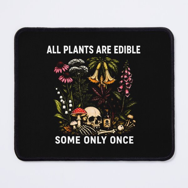 Item preview, All Plants Are Edible Some Only Once Vintage Botanical designed and sold by AAlyeldin.