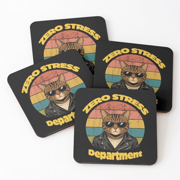 Item preview, Zero Stress Department Cool Cat Retro designed and sold by Lombardino.